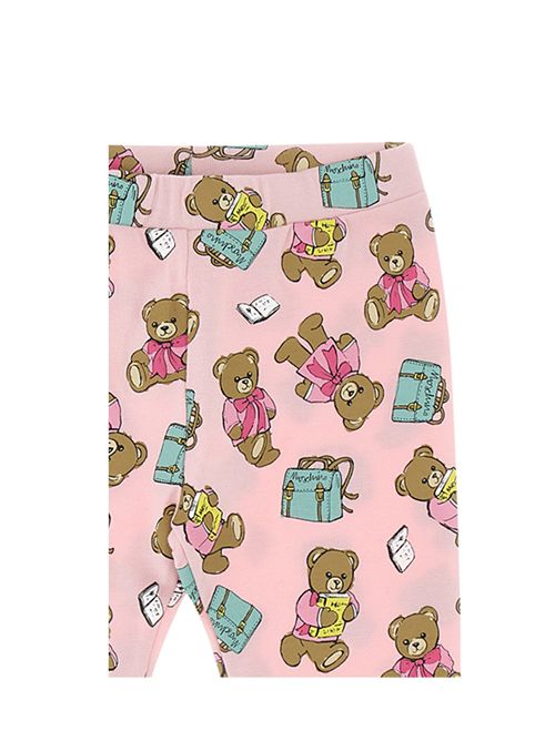 Leggings, bambina, logati. MOSCHINO | MKP032 LBBE582634